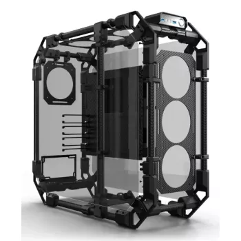 Caja de PC Alphacool Apex Skeleton Full Tower negra