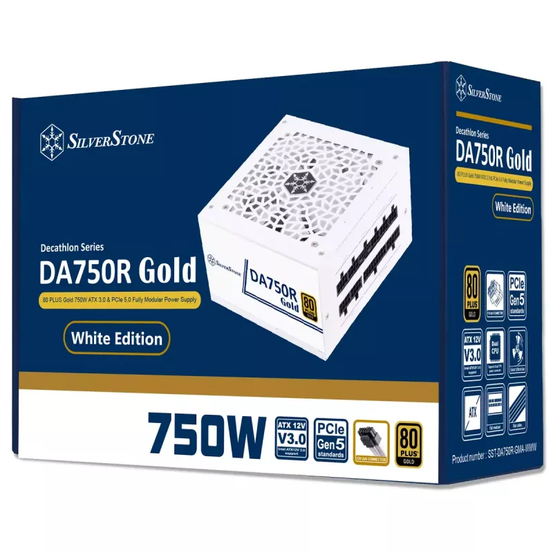 Fuente de alimentación Silverstone DA750R Gold 750 W