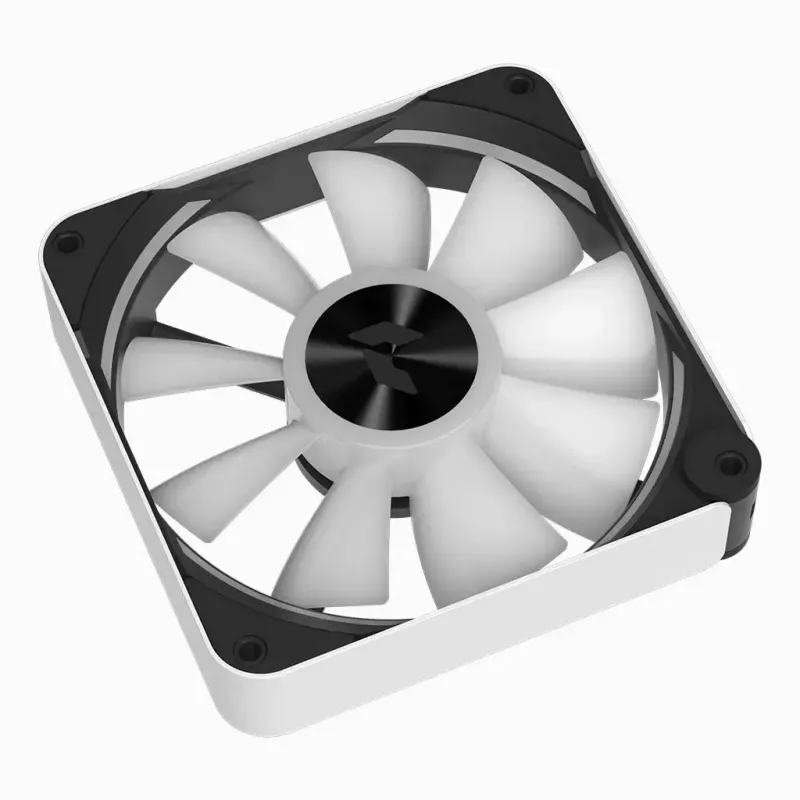 APNX FP2-120 PWM ARGB ventilador de caja, 120 mm, 500–1800 rpm, 83,85 CFM, 34,8 dB, blanco