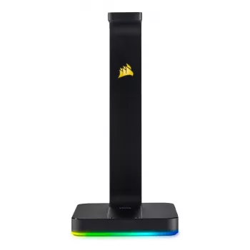 Soporte para auriculares CORSAIR ST100 RGB Premium - con soporte 7.1 Surround - iluminación RGB personalizable
