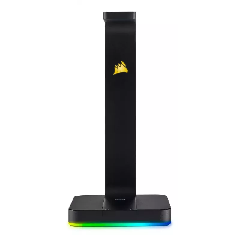 Soporte para auriculares CORSAIR ST100 RGB Premium - con soporte 7.1 Surround - iluminación RGB personalizable