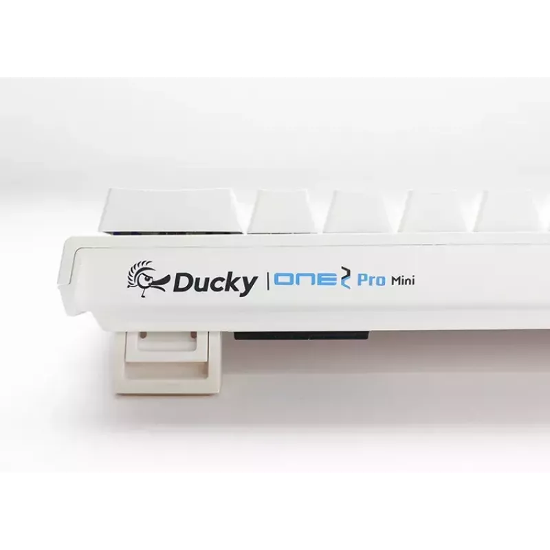 Teclado Ducky DKON2061ST USB QWERTY US International Blanco Mini Mecánico RGB LED