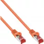 Latiguillo InLine S/FTP PiMF Cat.6 250MHz PVC cobre naranja 2m