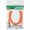 Latiguillo InLine S/FTP PiMF Cat.6 250MHz PVC cobre naranja 2m