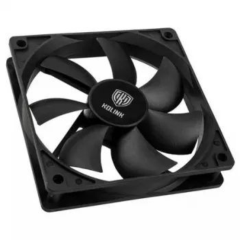 Ventilador para caja de PC Kolink Classic HDB 120 mm, 1500 RPM, 52.15 CFM, negro