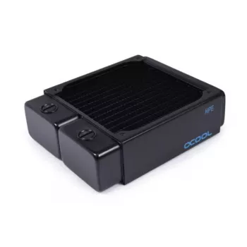 Disipador Alphacool 14472 Latón Cobre Acero inoxidable Negro 124 mm