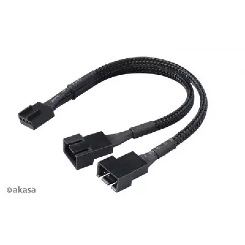 Pack de splitters de ventilador Akasa AK-CBFA04-KT04 — pack de 4 cables splitter PWM para ventiladores