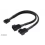 Pack de splitters de ventilador Akasa AK-CBFA04-KT04 — pack de 4 cables splitter PWM para ventiladores