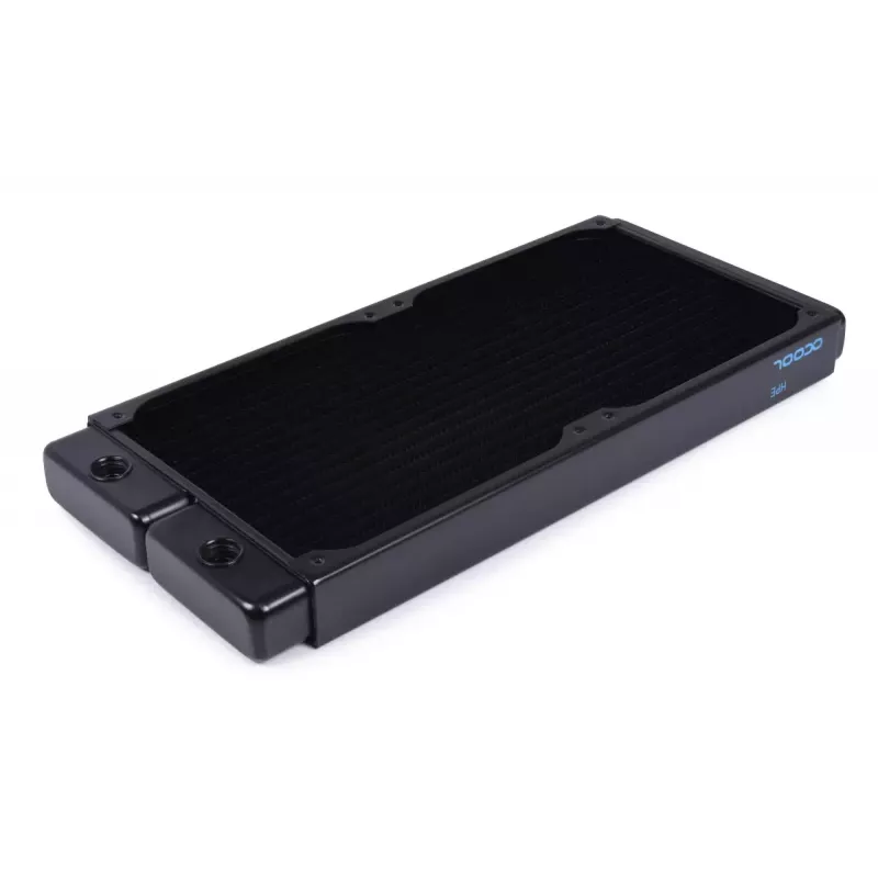 Alphacool 14378 NexXxoS HPE-30 radiador de cobre completo, 280 mm, negro