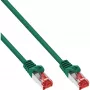 Cable InLine Patch S/FTP PiMF Cat.6 250MHz PVC cobre Verde 0.5m