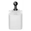Complemento de pomo de cambio de carreras Moza Racing RS079 Aluminio Blanco