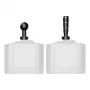 Complemento de pomo de cambio de carreras Moza Racing RS079 Aluminio Blanco