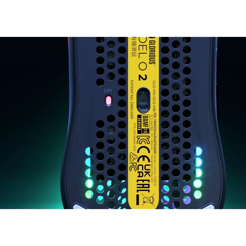 Glorious Gaming Glorious Model O Wired 2 - negro mate, diestro, óptico, USB Type-A, 26000 DPI, 1 ms, negro