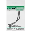 InLine cable de alimentación en Y para ventilador PWM, 4 pines. 1M/2F, 0,15 m