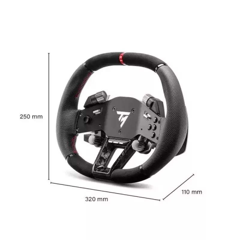 Thrustmaster Hypercar Wheel Add-On negro, plata volante PC, PlayStation 4, PlayStation 5, Xbox, Xbox One