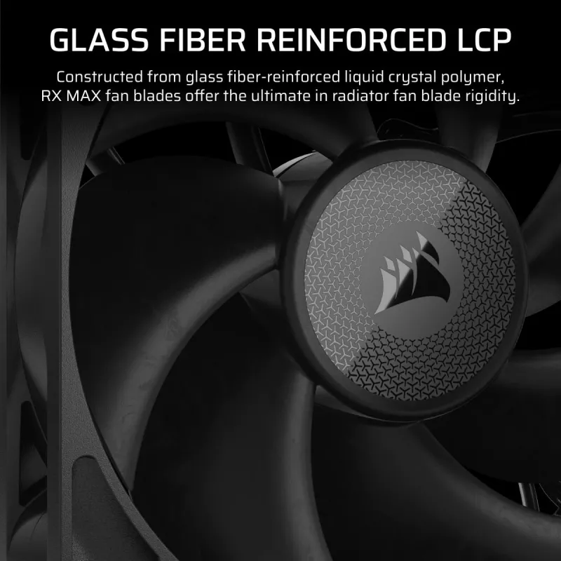 CORSAIR iCUE Link RX140 MAX ventilador PWM de 140 mm, grueso, expansión