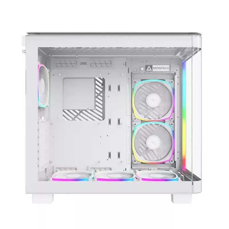 Caja de PC Montech KING 95 PRO torre Midi blanca