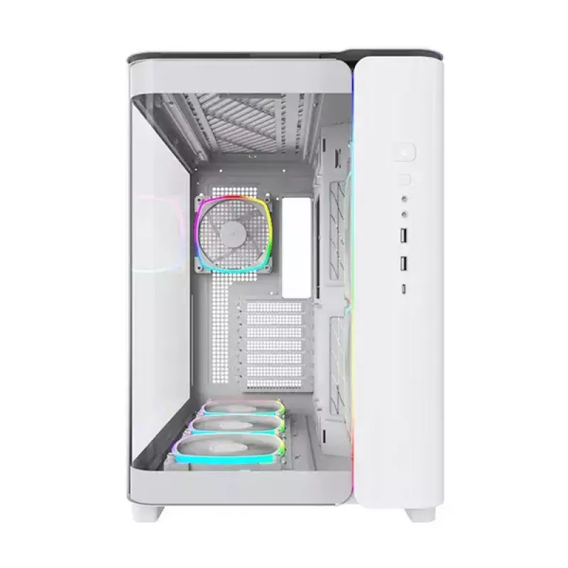 Caja de PC Montech KING 95 PRO torre Midi blanca