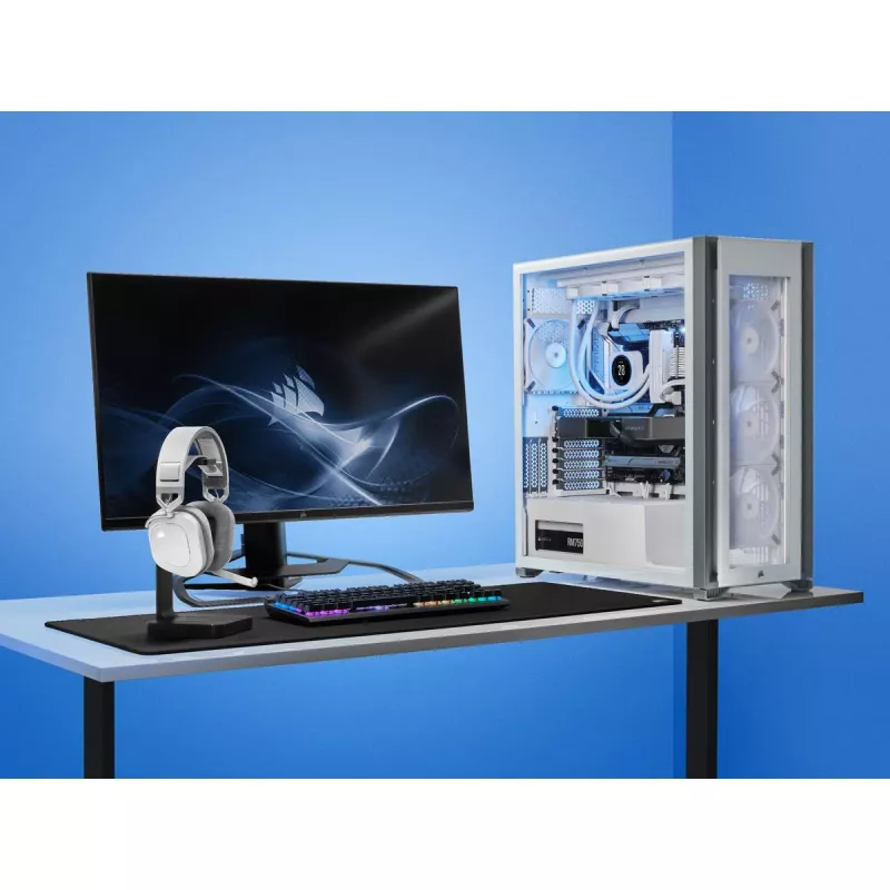 CORSAIR auriculares gaming Hs80 - Wireless - blanco