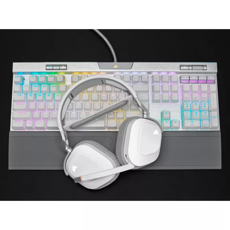 CORSAIR auriculares gaming Hs80 - Wireless - blanco