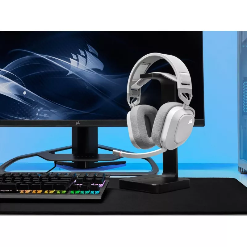 CORSAIR auriculares gaming Hs80 - Wireless - blanco