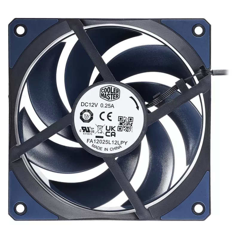 COOLER MASTER ventilador para caja Mobius 120 sin LED negro