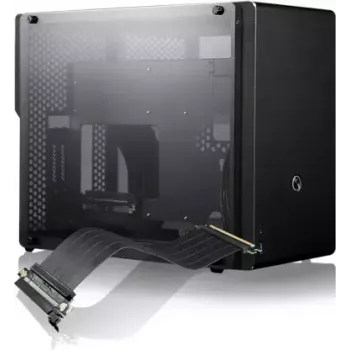 Caja de PC RAIJINTEK Ophion M Evo ALS torre Midi negra, transparente