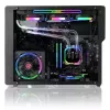 Caja de PC RAIJINTEK Ophion M Evo ALS torre Midi negra, transparente