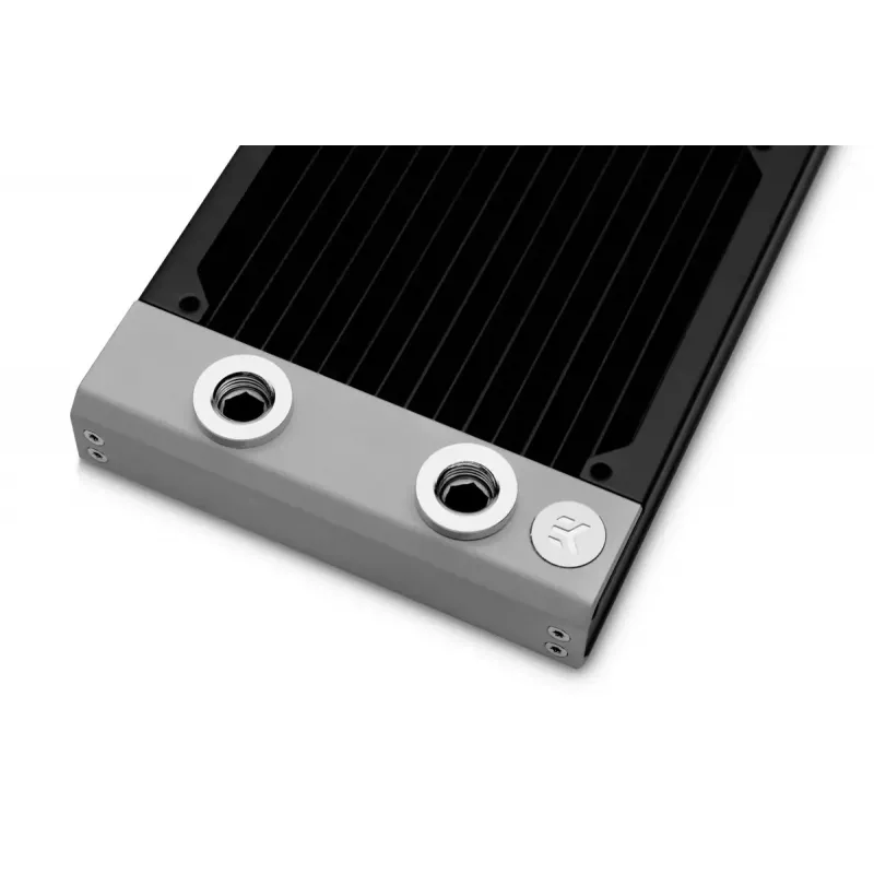 Disipador EK Water Blocks latón cobre acero inoxidable blanco