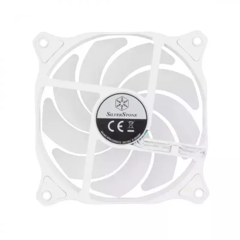 SilverStone Air Blazer 120RW SST-AB120RW-ARGB ventilador ARGB de 120 mm, blanco