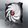 RAIJINTEK EOS 12 RBW ADD ventiladores de 120 mm (2 uds.) con controlador, hub de 8 puertos y mando a distancia, negro/blanco