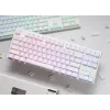 Ducky One 3 Classic Pure White TKL Teclado Gaming RGB LED MX-Clear