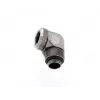 Bitspower Multi-Link adaptador 90°, G1/4 macho a tubo rígido de 12 mm OD, giratorio, gris (BP-BSE90RML)