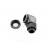 Bitspower Multi-Link adaptador 90°, G1/4 macho a tubo rígido de 12 mm OD, giratorio, gris (BP-BSE90RML)