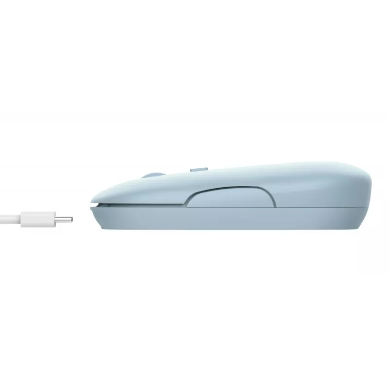 Trust Puck ratón de oficina ambidiestro RF Wireless + Bluetooth 1600 DPI