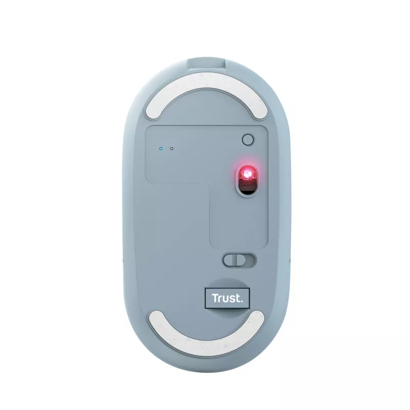 Trust Puck ratón de oficina ambidiestro RF Wireless + Bluetooth 1600 DPI