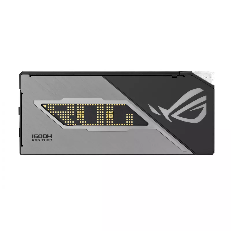 Fuente de alimentación ASUS ROG THOR-1600T3-GAMING 1600 W, 80 PLUS Titanium, ATX 3.1, totalmente modular, pantalla OLED