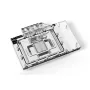 Bloque de agua + backplate Alphacool 13456 acrílico aluminio negro plata transparente