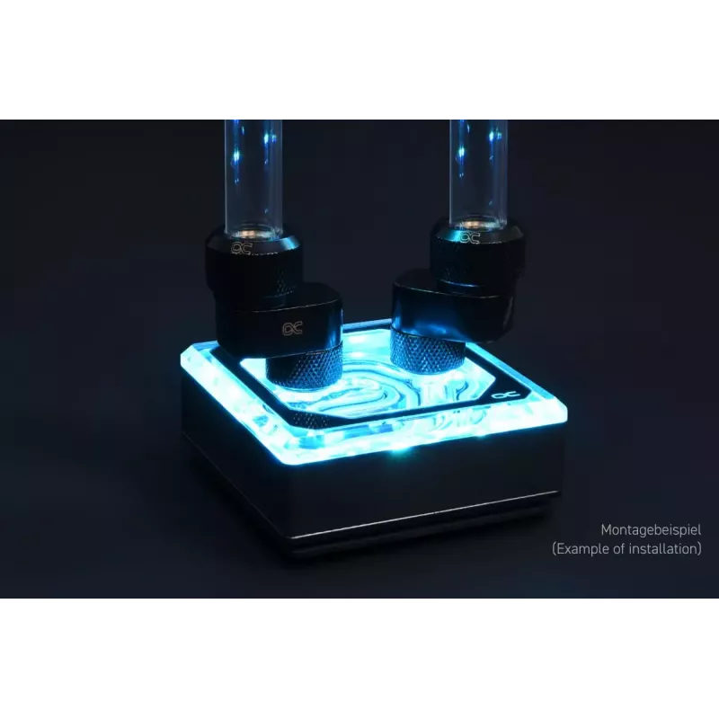 Alphacool Eiszapfen 17603 extensión G1/4 con offset MF 8, cromo