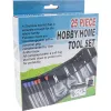 Set de herramientas para hogar y bricolaje InLine 43012A 25 piezas
