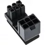 InLine Adaptador de red interno 180° ATX conector macho 6-Pin a conector hembra Reverse Negro 26636F