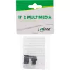 InLine Adaptador de red interno 180° ATX conector macho 6-Pin a conector hembra Reverse Negro 26636F