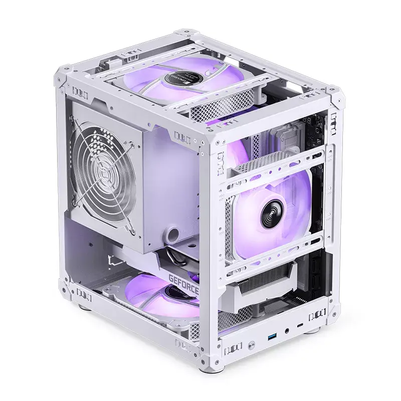 Caja de PC Jonsbo C6 Mini Tower Blanca