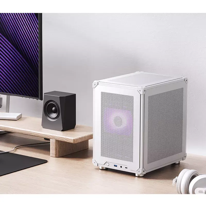 Caja de PC Jonsbo C6 Mini Tower Blanca