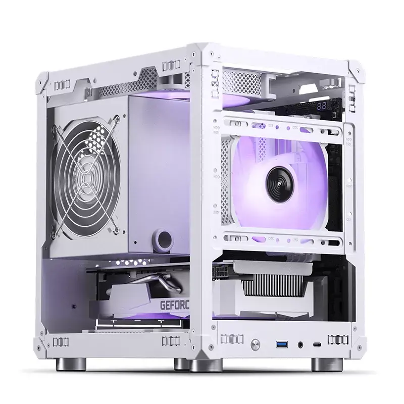 Caja de PC Jonsbo C6 Mini Tower Blanca