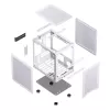 Caja de PC Jonsbo C6 Mini Tower Blanca