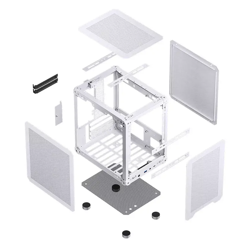 Caja de PC Jonsbo C6 Mini Tower Blanca