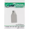 InLine Adaptador USB A hembra / PS/2 macho, PS/2 macho, USB A, Beige