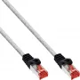 Cable de red S/FTP PiMF Cat.6 250MHz PVC cobre transparente 1m InLine