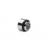 Racor EK Water Blocks Latón Negro Plata 7 mm de altura 1,65 cm de diámetro